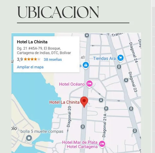 Hostal La Chinita. Edificio.