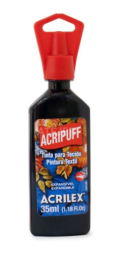 Pintura Acrilex Acripuff Para Tela X 35 Ml X Unidad