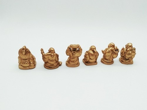 Mini Buda Conjunto 6 Peças 3cm