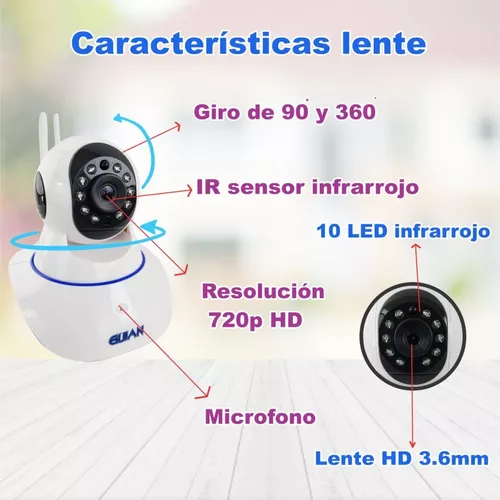 Camara Ip Y Alarma Con Sensor Puerta Wifi Seguridad Casa