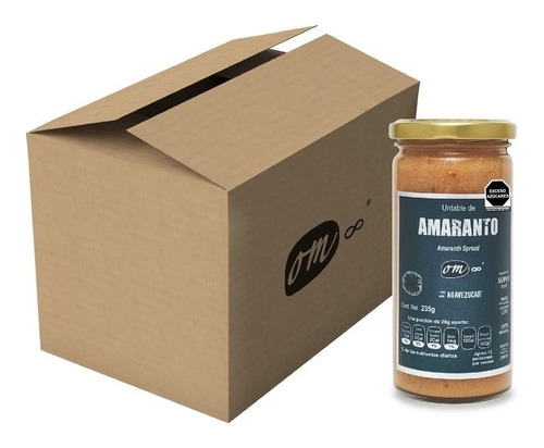 Caja De Amaranto Om8® Crema De Amaranto Con Agave 235g