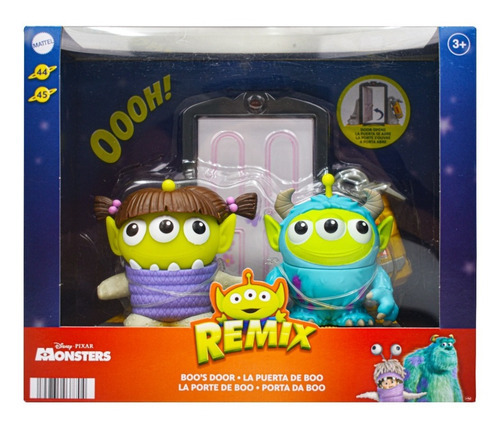 Disney Pixar La Puerta De Boo Alien Remix Figuras 8cm Mattel