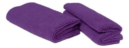 8 Pano De Microfibra 40x40cm Corte A Laser Roxo 350gr Zacs