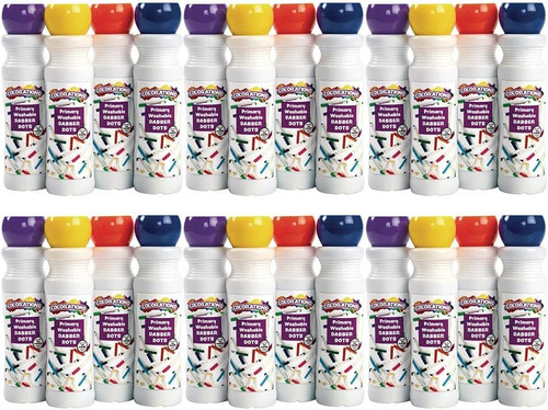 Colorations Dabber Dot Markers 4 Colores Por Juego, 6 Cada Y