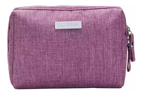 Cosmetiquera, Bolsa De Maquillaje , Cosméticos Color Violeta