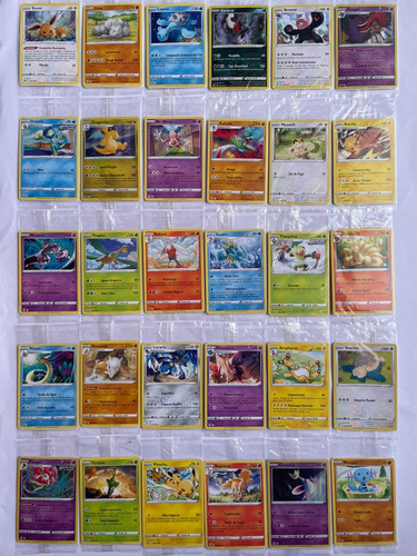 Tarjetas Pokemon Vuala Coleccion Completa 30/30 Selladas (Usado)