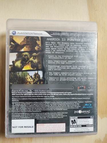 Resistance 2 Ps3 (Usado)