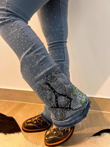 Calça country feminina cos alto sales