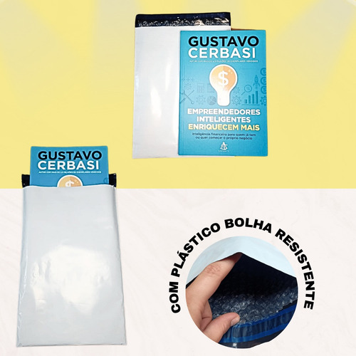 1500 Envelope Resistente Com Saco Bolha 19x25 Express