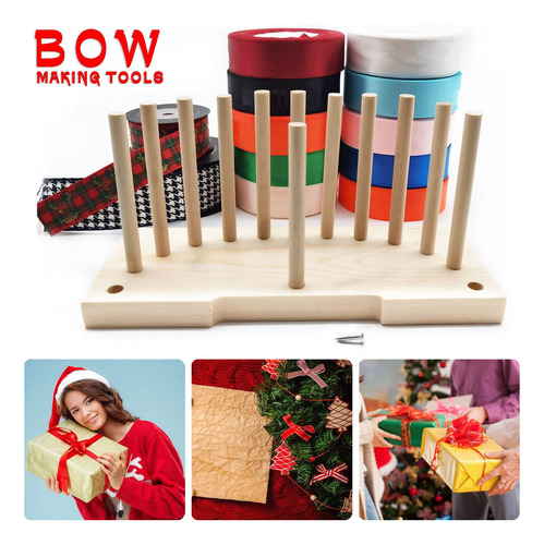 Herramienta De Bricolaje Para Hacer Lazos Navideños, Adorno