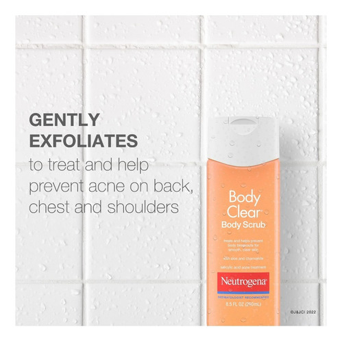 Neutrogena Body Clear Body Scrub Limpieza Facial 250ml Mixta Día/noche