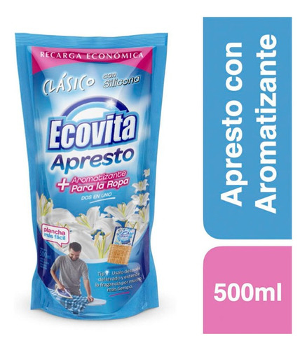 Apresto Ecovita Con Aromatizante Doypack X 500 Ml