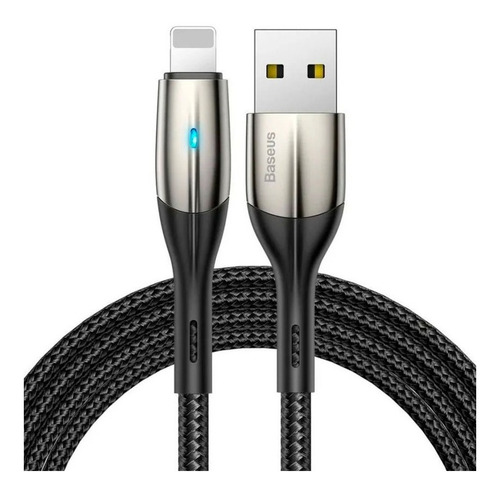 Cable Para iPhone Carga Rapida  Baseus Irrompible Luz 