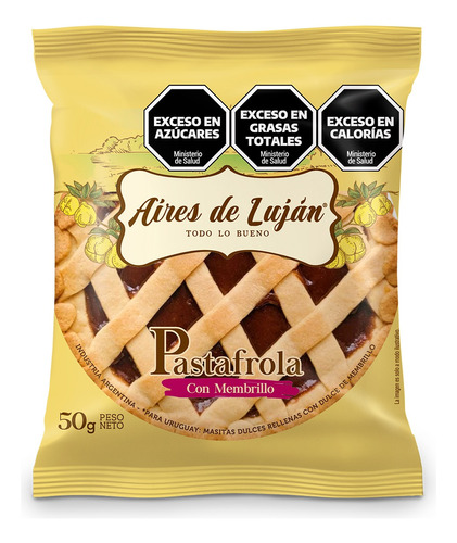 Pasta Frola Membrillo Aires De Lujan 40 Unidades X 50 Gr