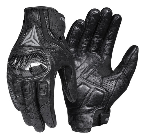 Guantes Moto Motowolf 0305 Piel Transpirable Táctil Premium