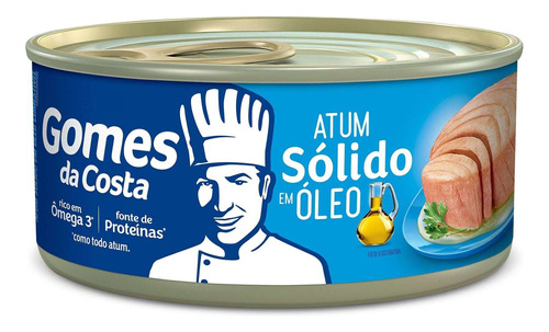 Atum Sólido em Óleo Gomes da Costa Lata 170g