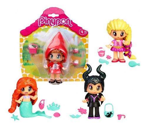 Imagen 3 de 5 de Pinypon Figura Cuentos Clasicos Con Accesorios Educando