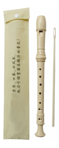 Kit De Flauta 8 Hoyos Dulce Soprano Escolar Musical Tecla C
