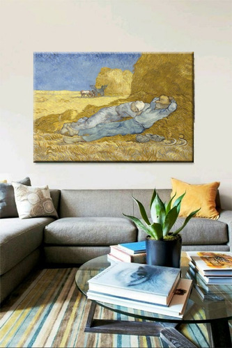 Cuadro La Siesta Vincent Van Gogh 1.2 X 80 Canvas Art Grand