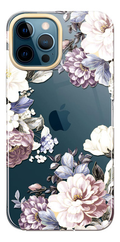 Funda Baisrke Para iPhone 12 Pro Max Pink Flowers