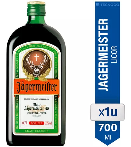 Jagermeister 700 Ml Jagger Botella Original