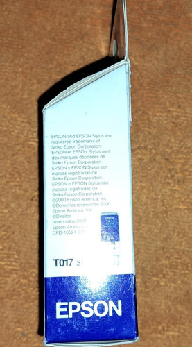 Cartucho Para Impresora Epson T017 (Usado)
