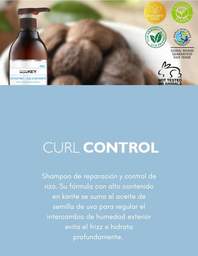 Kit Shampoo Y Acondicionador Cabello Rizado Saryna Key 500ml