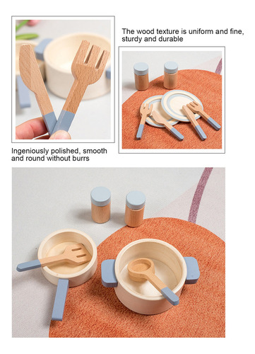 Juego De Utensilios De Cocina Simulados Para Cocina Infantil
