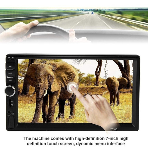 Imagen 3 de 9 de Autoestéreo Mirrorlink 7018b Con Pantalla Táctil Hd 1080p