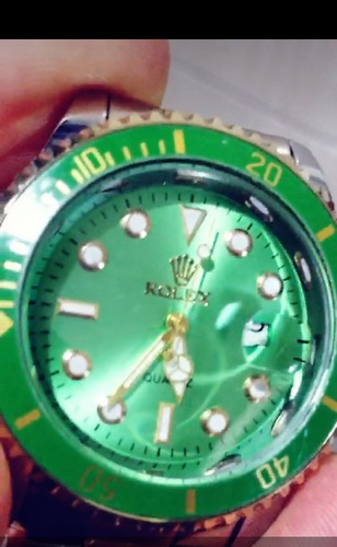 Imagem 3 de 5 de Relógio Rolex Prata Com Dourado