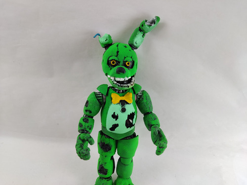 Five Nights Freddys Juguete Spring Bonnie Nigthmare Verde
