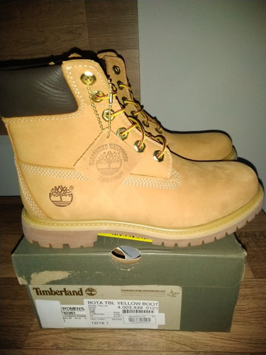 bota timberland yellow