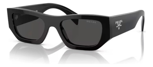 Lentes Solar Prada Pr A01s 16k08z Black Dark Grey Original 