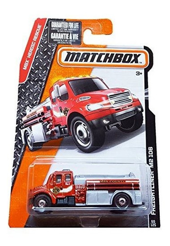 Matchbox, 2016 Mbx Heroic Rescate, Freightliner M2 1dq0l