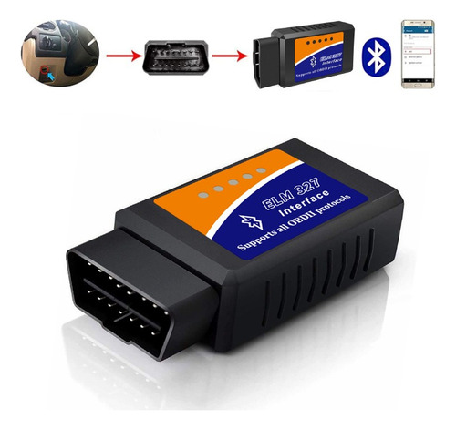 Escaner Automotriz Elm327 Bluetooth 5.1 Scanner V2.1 Obd2 Il