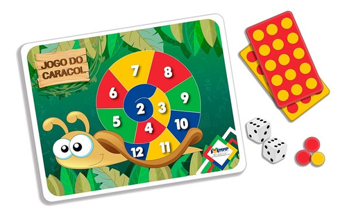 Imagem 1 de 1 de Jogo Do Caracol - Ideal Para Contagem - Mmp