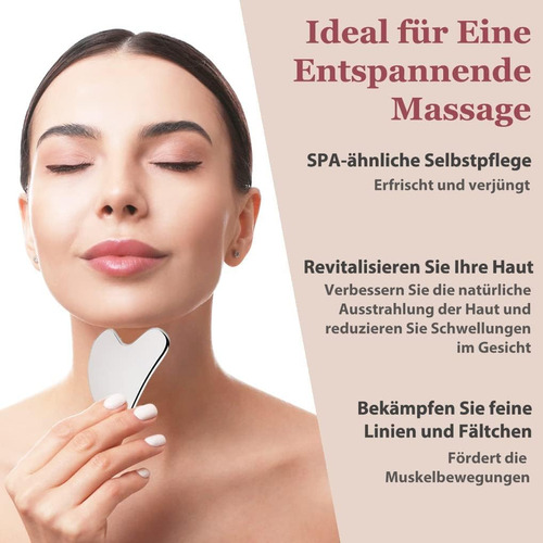 Gua Sha,herramienta De Masaje De Acero Inoxidable