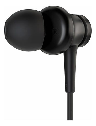 Audifonos Manos Libres Auriculares Con Microfonos In-ear Earbuds Accesorios Para Celulares 1hora Negro