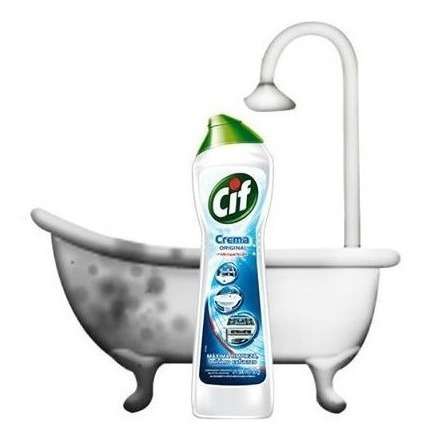 12 Cif Crema Original Cloro Con Microparticulas 750g