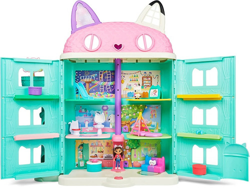 Gabby's Dollhouse, Purrfect - Casa De Muñecas Con 15 Piezas