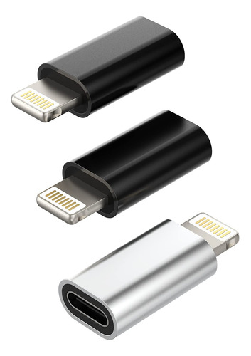 Adaptador Usb C Lightning Cargador Alimentación Compatible