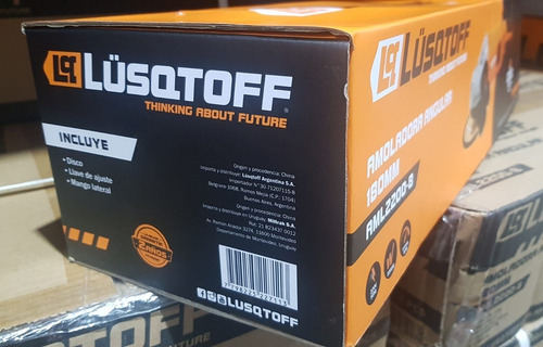 Amoladora Angular Lusqtoff Aml2200-8 180mm 2200 Watts