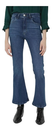 Pantalon Jean Mujer Portsaid Skinny Flare