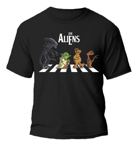 Remera The Aliens Diseño Exclusivo 100% Algodón