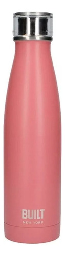 Botella Térmica Built 500 mL Acero Inoxidable Antiderrame Color Rosa