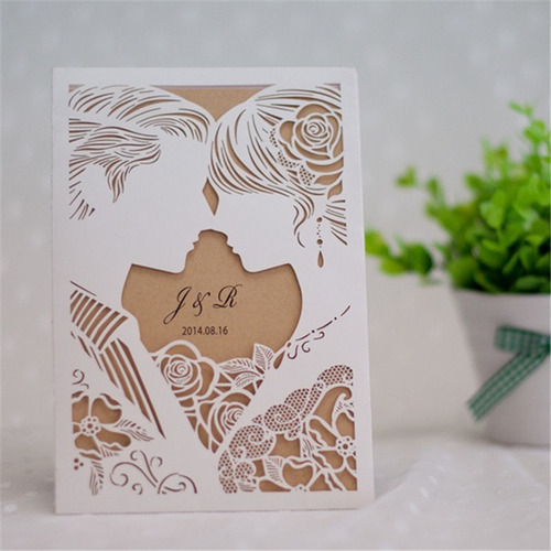 Imagen 5 de 5 de 30 Tarjetas Boda 15 Con Sobre Calado