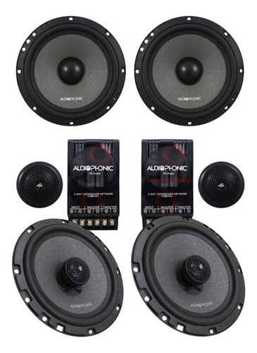 Kit 2 Vias De 6  + Kit Coaxial De 6  Audiophonic Club