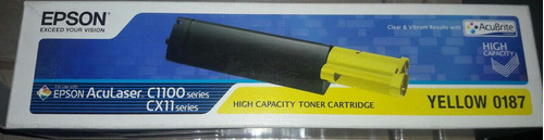 Toner Original Epson Aculaser C1100 Cx11 S050187 Amarillo