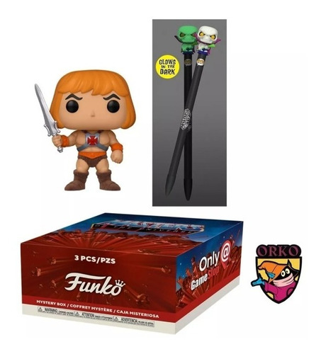 Funko Box Master Of The Universe He-man Flocked