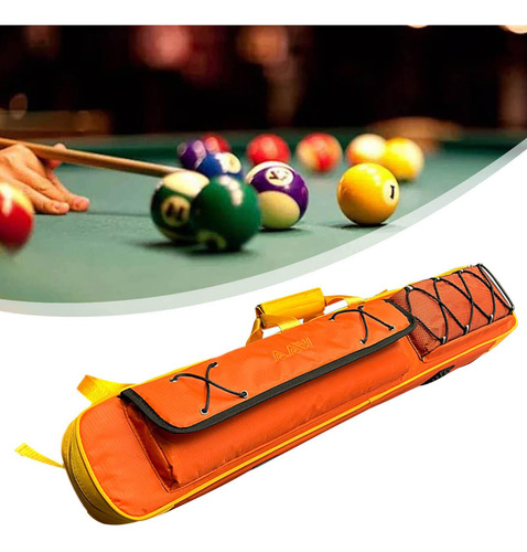 Bolsa Para Tacos De Billar, Funda De Transporte Naranja